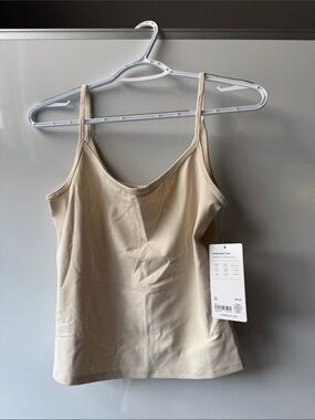 Beige Tank Top — Classic Stretch Camisole